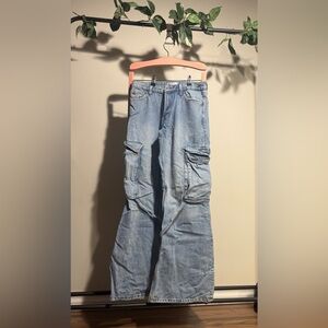 Zara women Relaxed Fit Light Blue Jeans